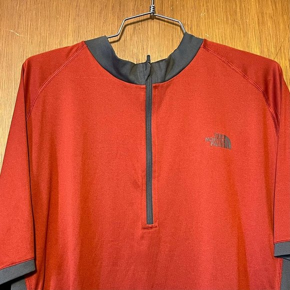 The North Face Men's Burnt Red/Orange Sportswear Lightweight Tee Size XL - Picture 2 of 8